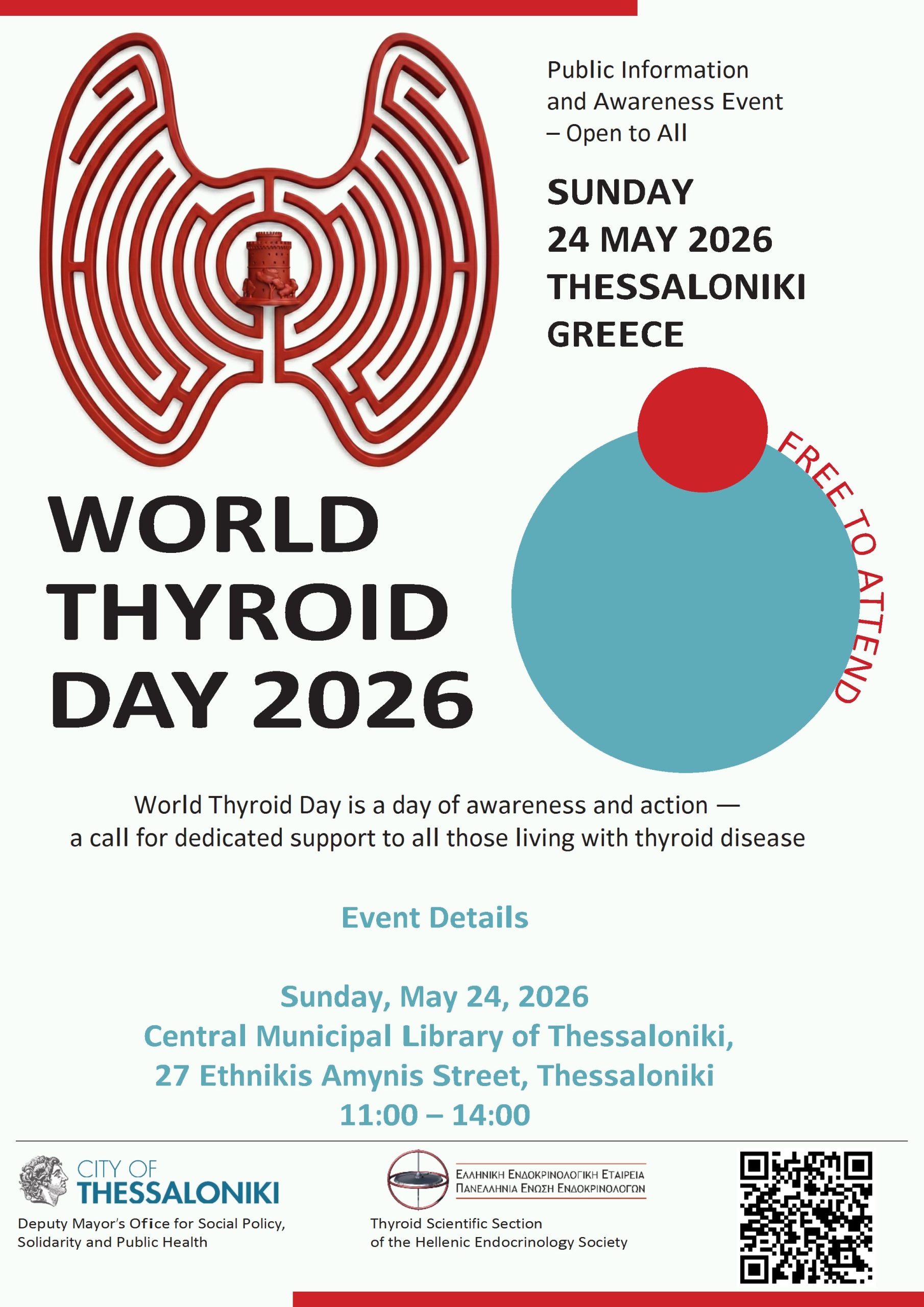 Awareness Event for World Thyroid Day