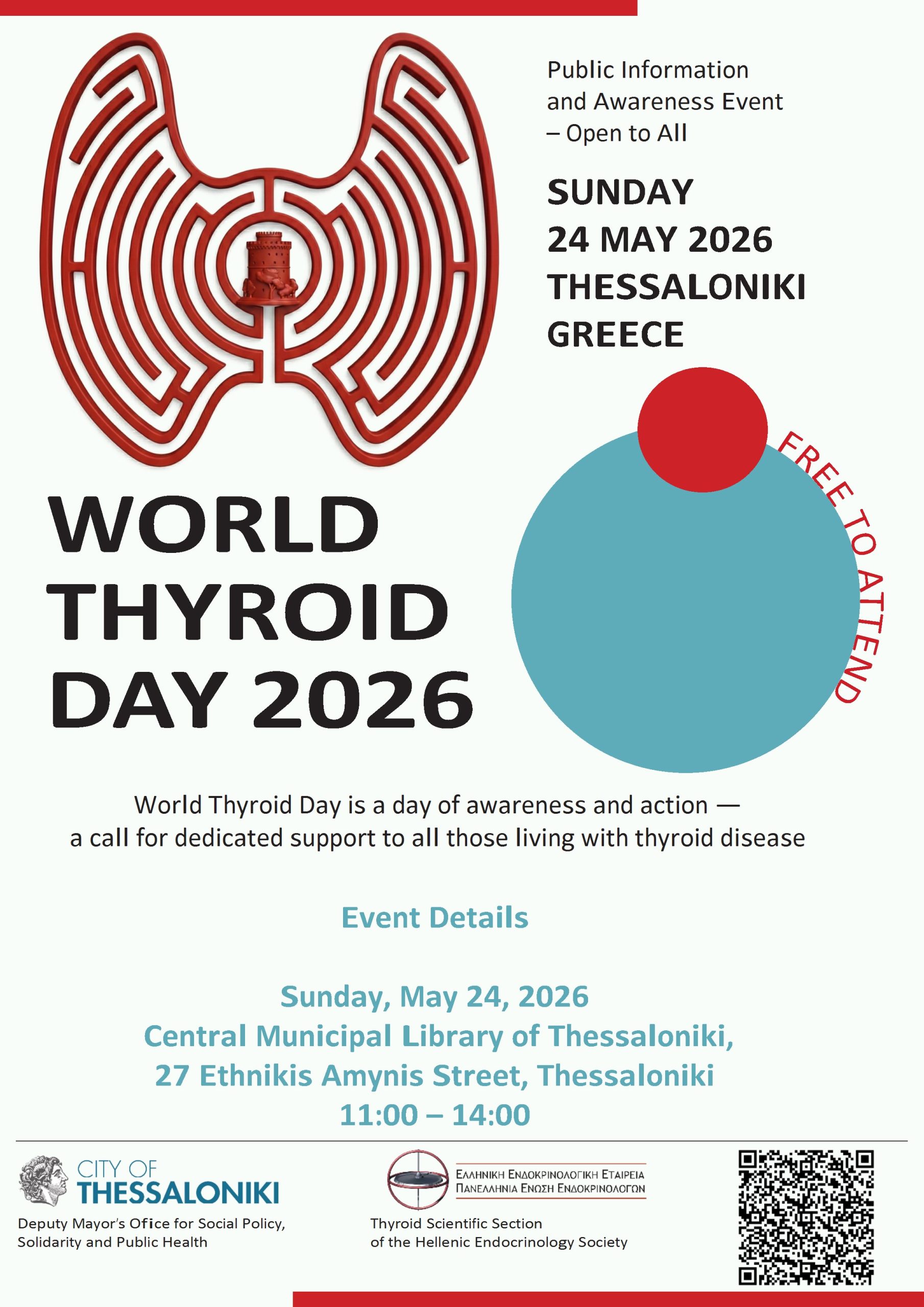 Awareness Event for World Thyroid Day